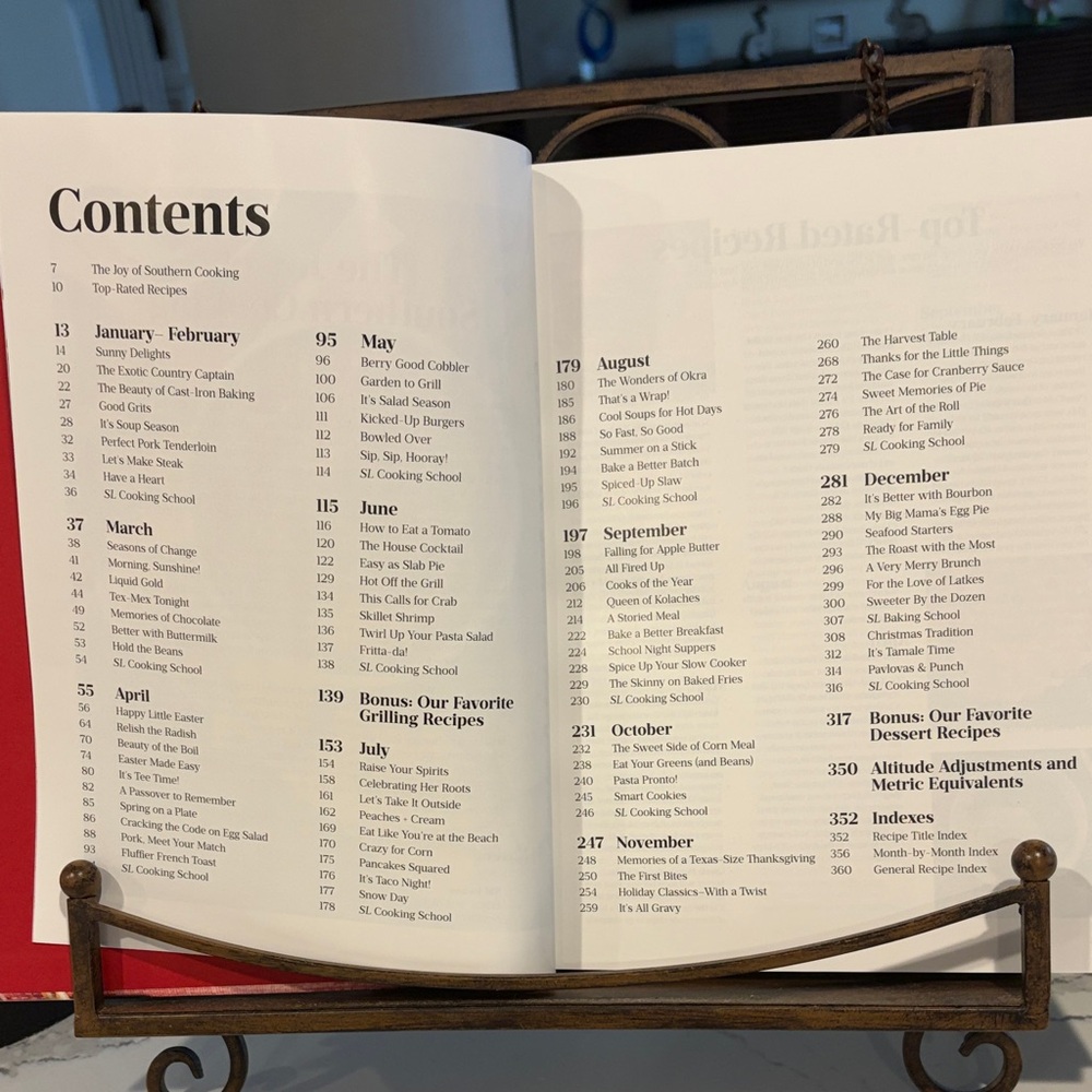 Southern Living 2020 Annual Recipes — Red and White Holiday Cake Cover - Picture 4 of 4